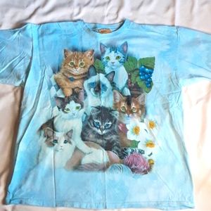 Tie dye kittens tshirt